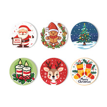 Load image into Gallery viewer, Christmas  Print Paint By Numbers Coaster Set (6 Pack)
