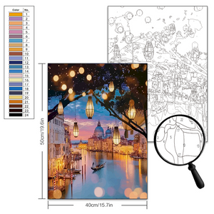 Date Night Venice - DIY Paint by Numbers