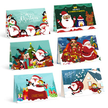 Load image into Gallery viewer, Paint by Numbers Christmas Card - Gifts Collection (Set of 6)
