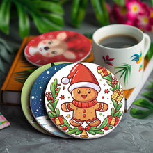 Load image into Gallery viewer, Christmas  Print Paint By Numbers Coaster Set (6 Pack)
