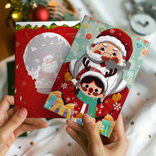 Load image into Gallery viewer, Paint by Numbers Christmas Card - Santa Collection (Set of 6)
