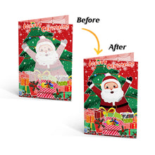 Load image into Gallery viewer, Paint by Numbers Christmas Card - Santa Collection (Set of 6)
