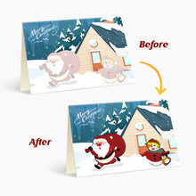 Load image into Gallery viewer, Paint by Numbers Christmas Card - Gifts Collection (Set of 6)
