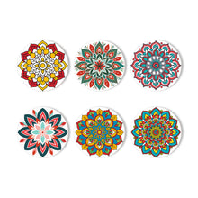 Load image into Gallery viewer, Mandala Print Paint By Numbers Coaster Set (6 Pack)
