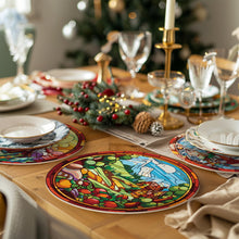 Load image into Gallery viewer, Paint By Numbers Placemats - Christmas Collection 1 (6 Pack, 20 cm Size)
