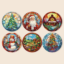 Load image into Gallery viewer, Paint By Numbers Placemats - Christmas Collection 1 (6 Pack, 20 cm Size)
