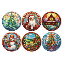 Load image into Gallery viewer, Paint By Numbers Placemats - Christmas Collection 1 (6 Pack, 20 cm Size)
