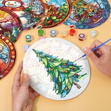 Load image into Gallery viewer, Paint By Numbers Placemats - Christmas Collection 1 (6 Pack, 20 cm Size)
