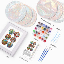 Load image into Gallery viewer, Paint By Numbers Placemats - Christmas Collection 1 (6 Pack, 20 cm Size)
