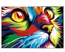 Load image into Gallery viewer, Colorful Cat - DIY Paint by Numbers
