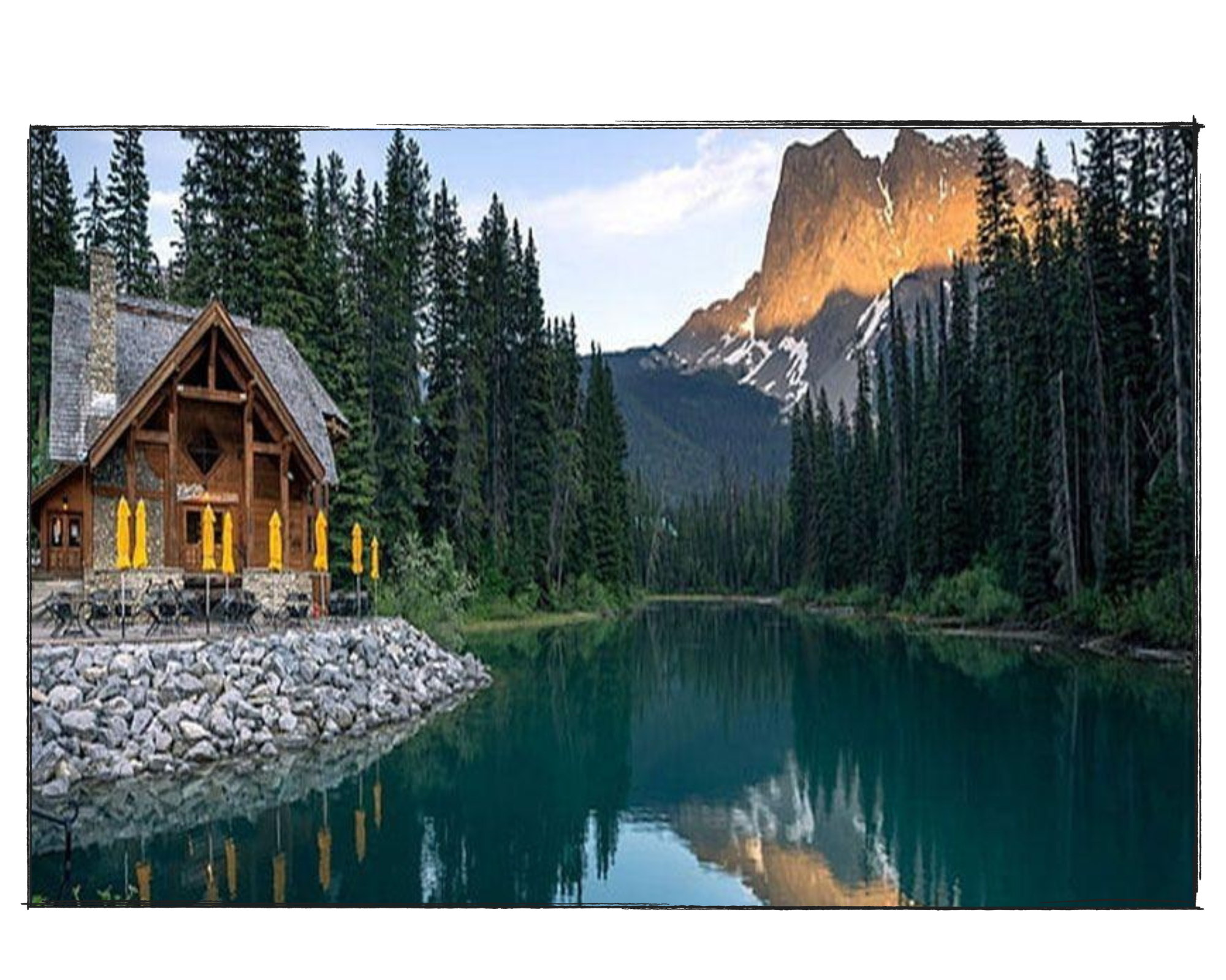 Emerald Lake - DIY Paint by Numbers