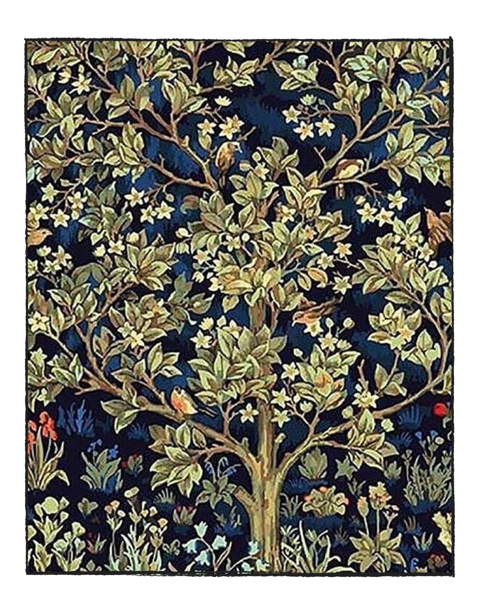 Tree of Life - William Morris  DIY Paint by Numbers