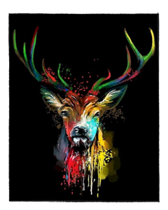 Colorful Chital - DIY Paint by Numbers