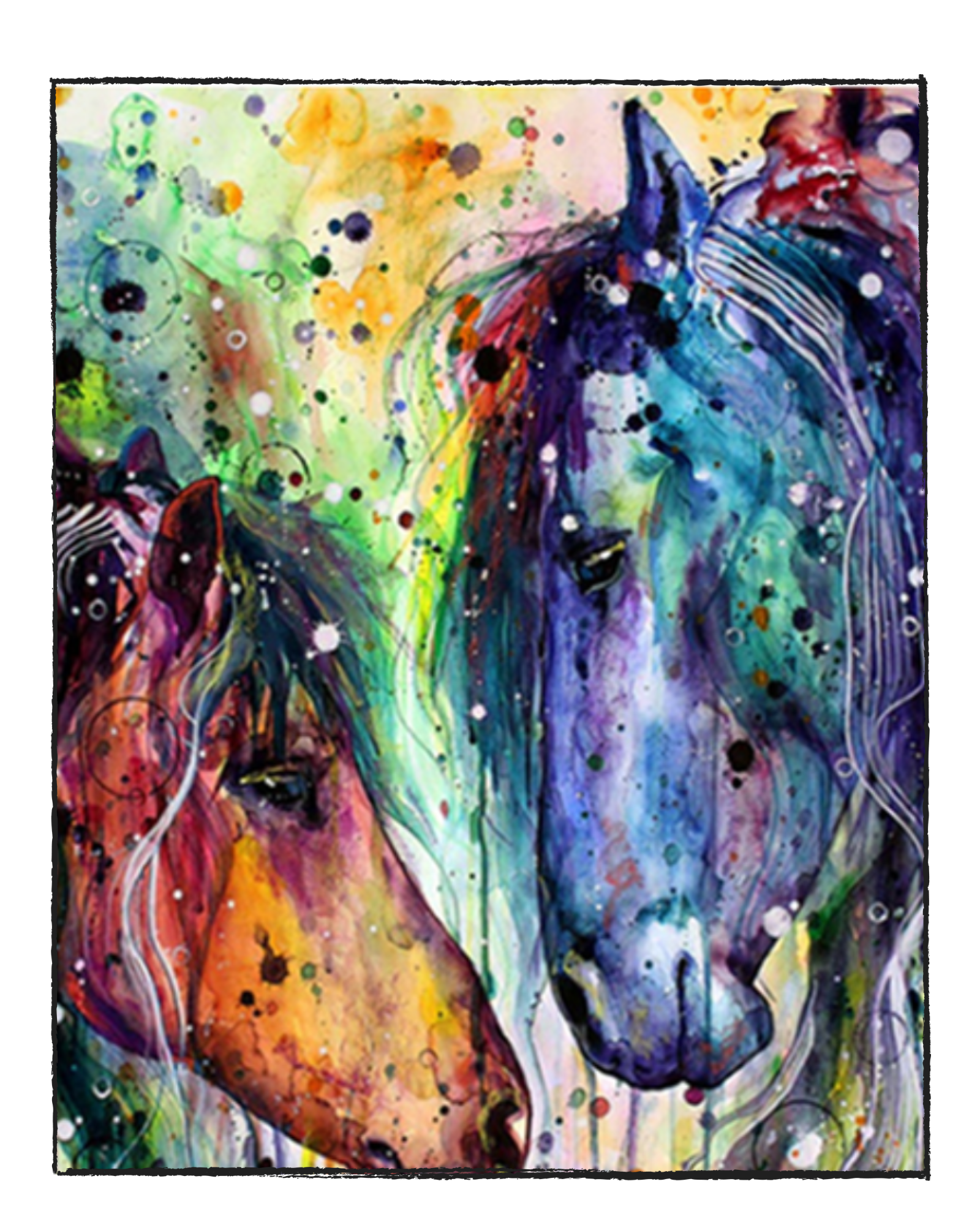 Colorful Horse - DIY Paint by Numbers