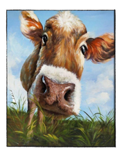 Load image into Gallery viewer, Cute Cow - DIY Paint by Numbers
