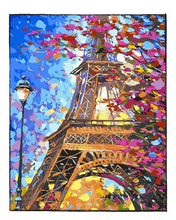 Load image into Gallery viewer, Eiffel Tower - DIY Paint by Numbers
