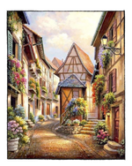 Load image into Gallery viewer, European Town - DIY Paint by Numbers

