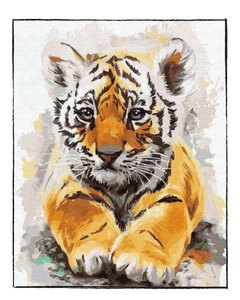 Baby Tiger - DIY Paint by Numbers