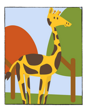 Load image into Gallery viewer, Giraffe - DIY Paint by Numbers for Kids
