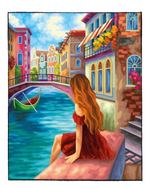 Load image into Gallery viewer, Girl in Venice - DIY Paint by Numbers
