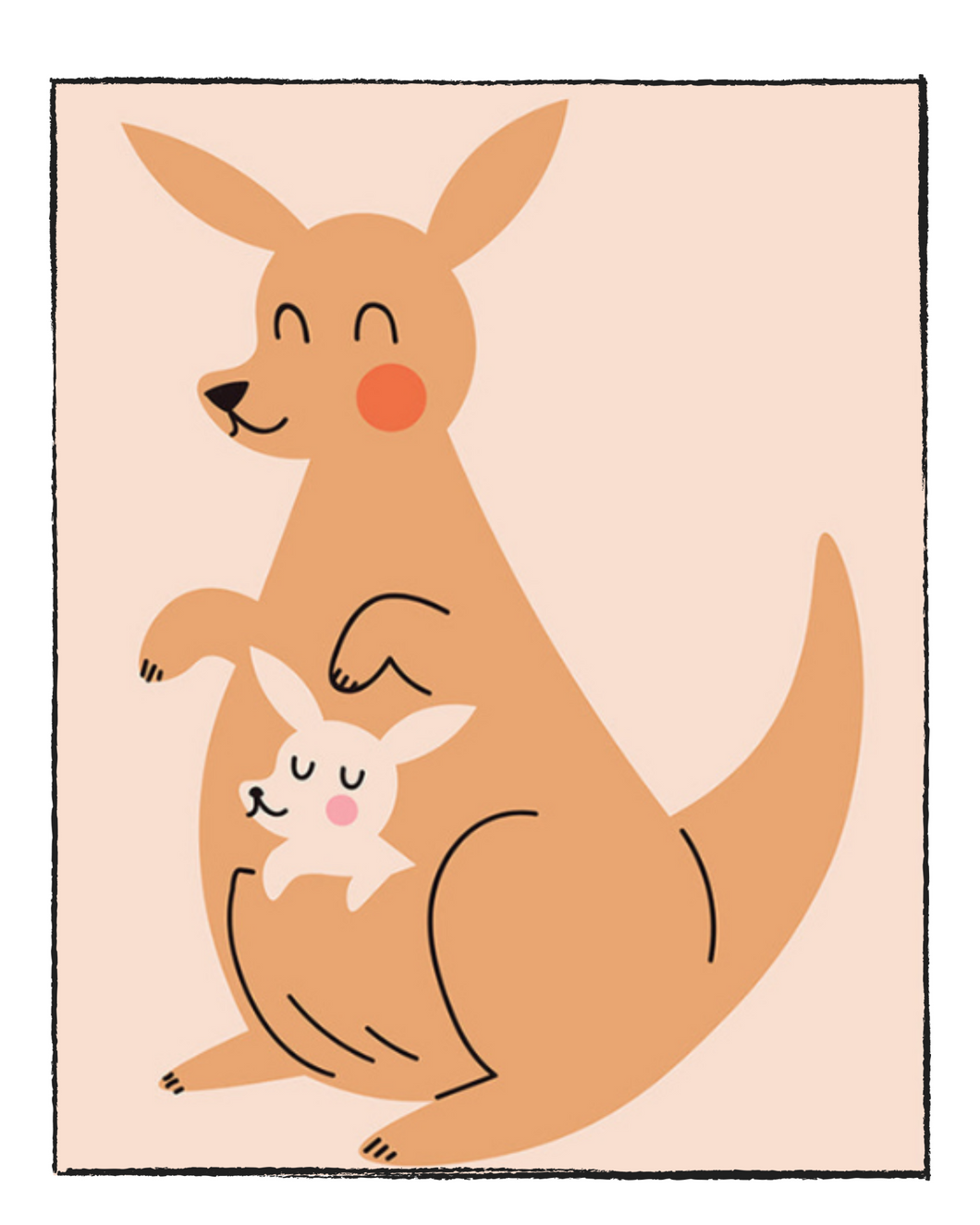 Kangaroo - DIY Paint by Numbers for Kids