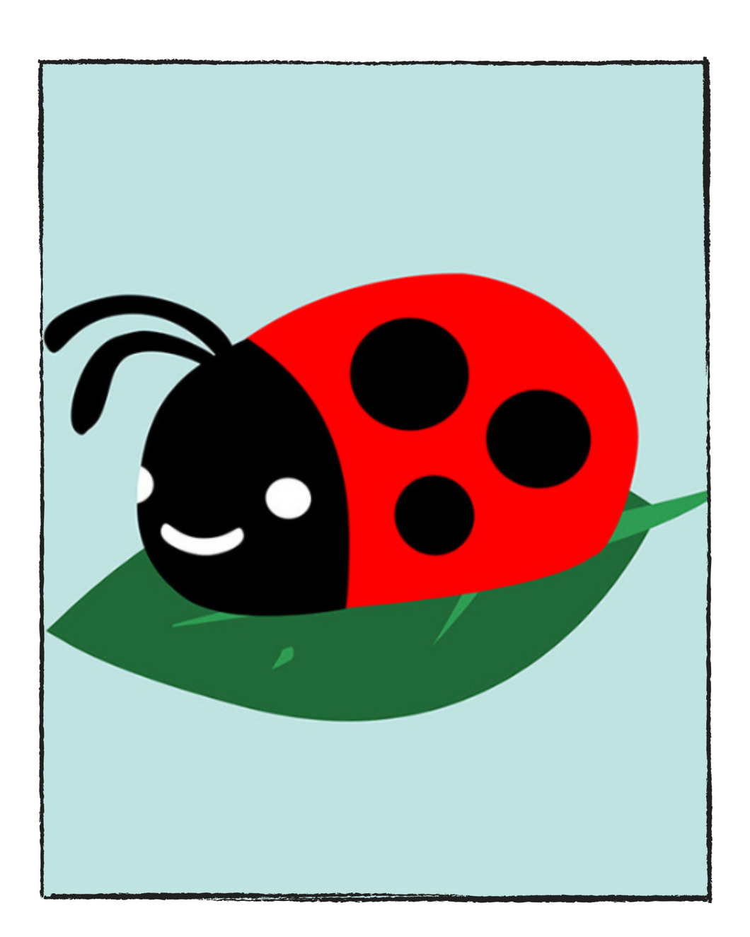 Ladybug - DIY Paint by Numbers for Kids
