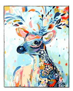 Load image into Gallery viewer, Rainbow Deer - DIY Paint by Numbers
