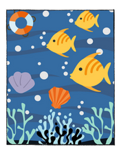 Load image into Gallery viewer, Sea Life  - DIY Paint by Numbers for Kids

