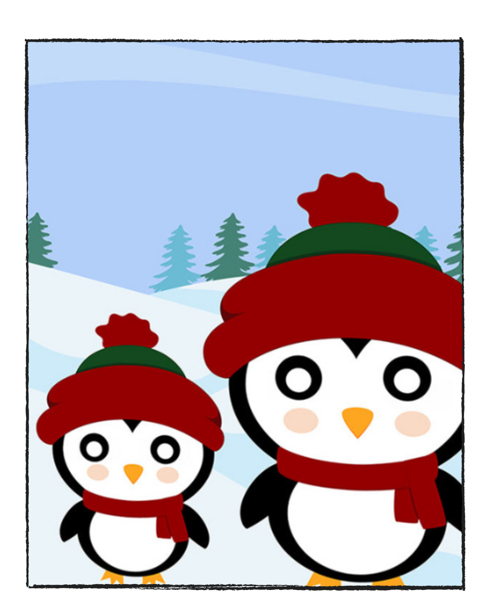 Snowmen - DIY Paint by Numbers for Kids