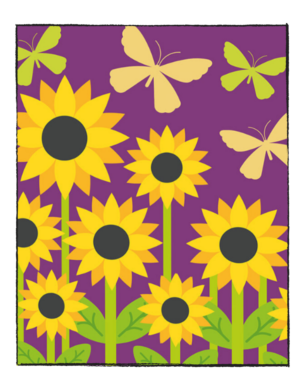 Sunflower - DIY Paint by Numbers for Kids