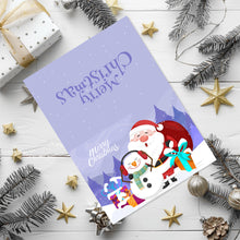 Load image into Gallery viewer, Paint by Numbers Christmas Card - Snowman Collection (Set of 6)
