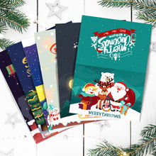 Load image into Gallery viewer, Paint by Numbers Christmas Card - Snow Collection (Set of 6)
