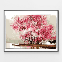 Load image into Gallery viewer, Chery Blossoms Tree  - DIY Paint by Numbers
