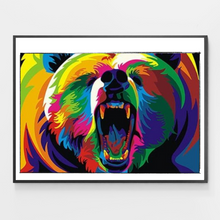 Load image into Gallery viewer, Colorful Bear - DIY Paint by Numbers
