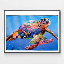 Load image into Gallery viewer, Sea Turtle Family- DIY Paint by Numbers
