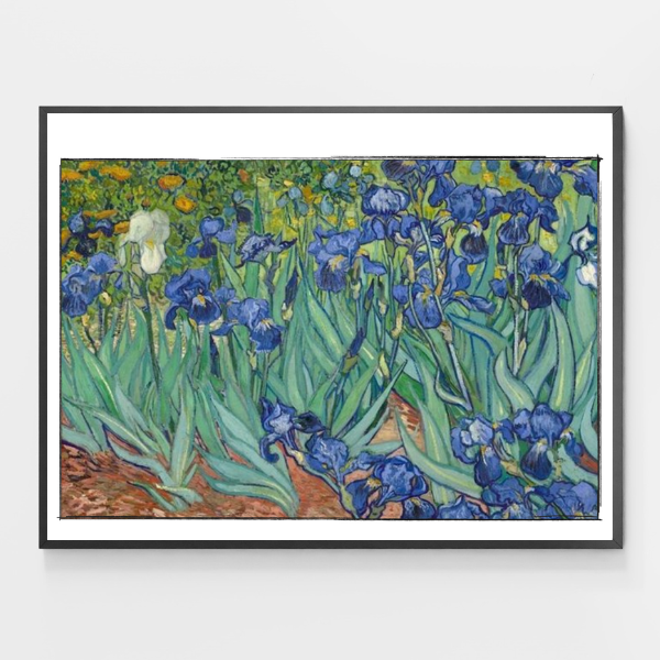 Van Gogh Irises - DIY Paint by Numbers