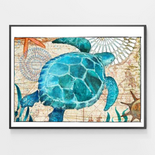 Load image into Gallery viewer, Tropical Sea Turtle - DIY Paint by Numbers
