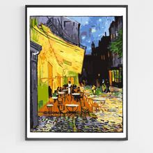 Load image into Gallery viewer, Cafe Terrace at Night - Van Gogh DIY Paint by Numbers
