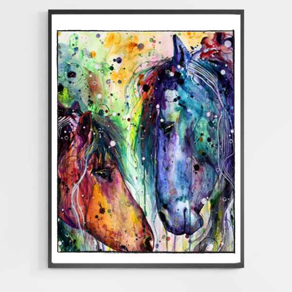 Colorful Horse - DIY Paint by Numbers