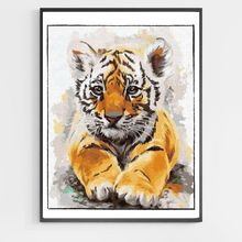 Load image into Gallery viewer, Baby Tiger - DIY Paint by Numbers
