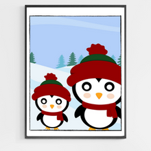 Load image into Gallery viewer, Snowmen - DIY Paint by Numbers for Kids
