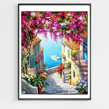 Load image into Gallery viewer, Stairs to the Sea - DIY Paint by Numbers
