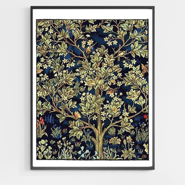 Tree of Life - William Morris  DIY Paint by Numbers